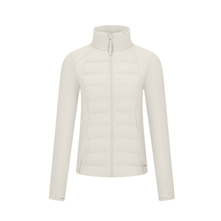 YOTTOY 90白鹅绒小排骨羽绒服女修身防泼水轻薄保暖外套连帽冬季