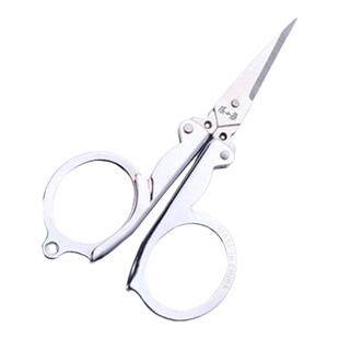 张小泉剪刀折叠旅行剪户外露营小号不锈钢便携折叠剪鱼剪子小剪刀