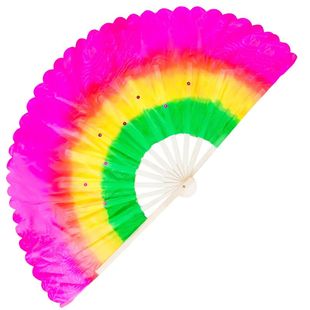 儿童舞蹈扇跳舞扇幼儿园表演演出的道具专用小号扭秧歌广场舞扇子