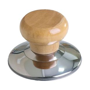 实木防烫锅盖头盖子高温锅盖帽帽钮通用木头锅盖把手顶柄锅具配件