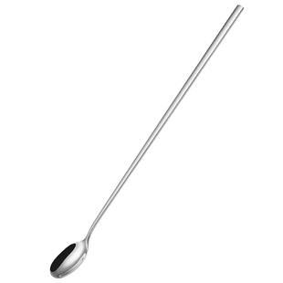 304不锈钢搅拌勺长柄冰勺调味料长勺子咖啡搅拌棒奶茶蜂蜜小勺子