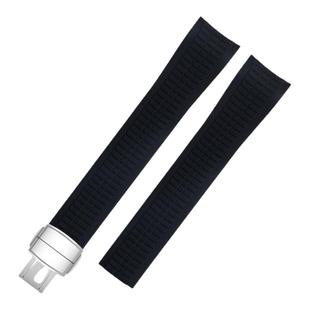 适用百达翡丽氟橡胶手表带手雷Aquanaut原装款5167折叠蝴蝶扣PP男