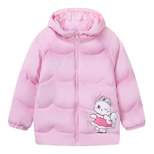 【商场同款】361°童装女童羽绒服2025年春季新款小童外套