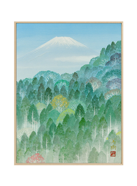 艺术家温馨日式风卧室装饰画