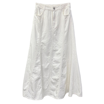 N货！提花牛仔鱼尾半身裙