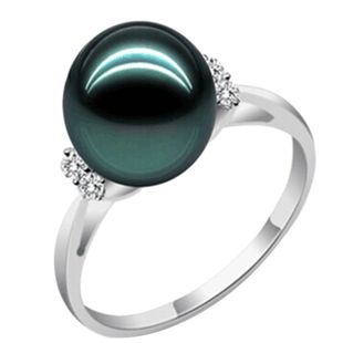 正品天然淡水母贝珍珠耳环耳坠耳饰正圆形黑白珍珠925银耳钩