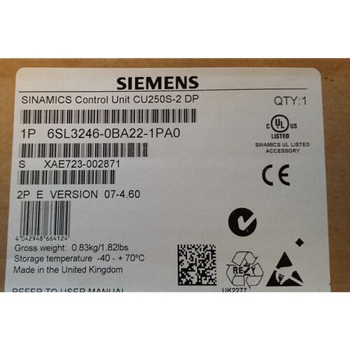 议价西门G120控制单元6SL3246-0BA22-1PA0CU250S-2 DPDI/DO6D(3 F
