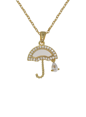 雨伞锁骨链女创意项链高级感