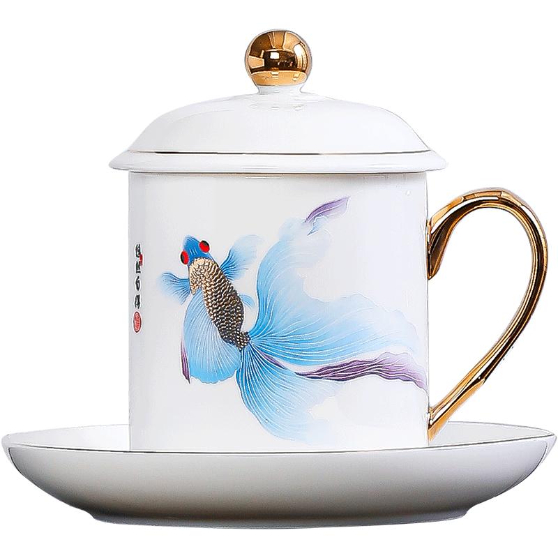 臻弘陶瓷杯子轻奢高级感