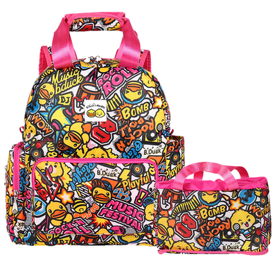 大容量妈咪包小黄鸭送分隔包可爱