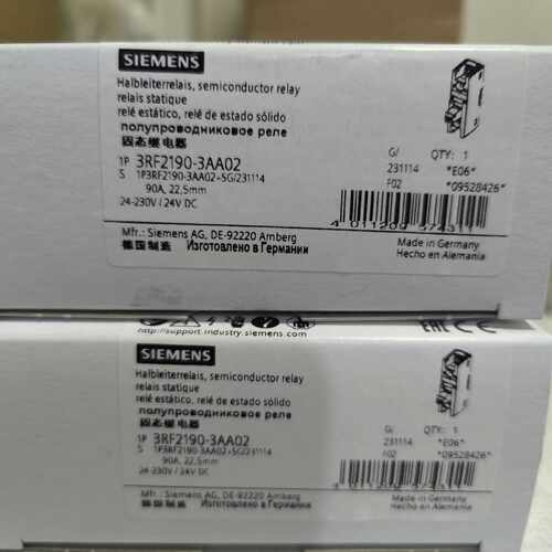议价3RF2190-3AA02西门子半导体继电器全新原装正品现货