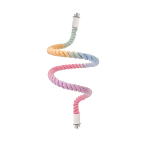 【宠大条】鹦鹉旋转攀爬绳玄凤虎皮牡丹秋千攀爬玩具啃咬磨爪棉绳