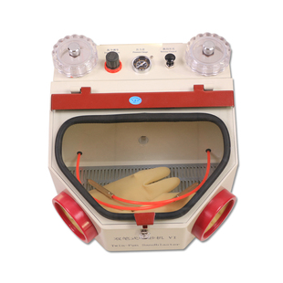 牙科双笔喷砂机箱正畸喷沙机氧化铝喷砂枪托槽粘接剂清理小型技工