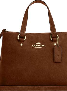 【礼物】【新款】COACH/蔻驰奥莱女士STATION CARRYALL手提斜挎包