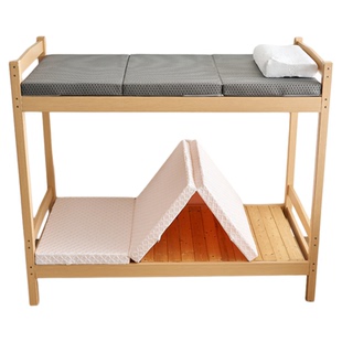 4D空气纤维床垫学生宿舍专用单人90x190cm可折叠可水洗透气硬床垫