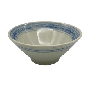 日式复古手绘餐具江西景德仿古陶瓷碗家用斗笠碗5寸饭碗面碗大碗