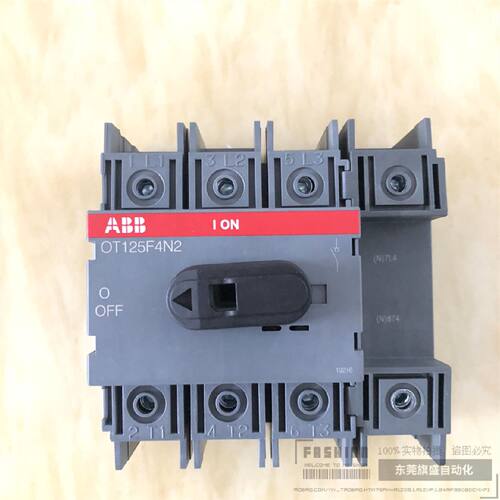 议价ABB隔离开关OT16/25/40/63/80/100/125F4N2导轨安装全新现货4