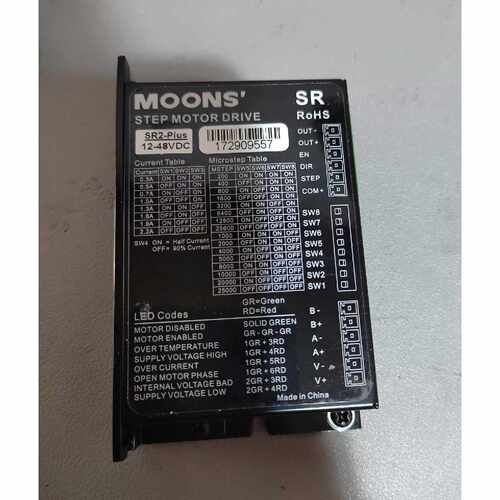 议价MOONS鸣志步进电机驱动器SR2Plus实物如图二手维修