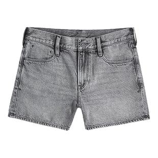G-STAR RAW女士牛仔短裤夏季中腰热裤直筒潮流复古时尚D26272