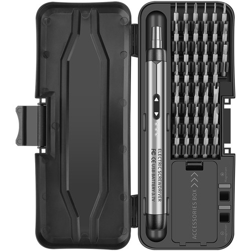 鹿仙子电动螺丝刀套装充电式小型精密笔记本电脑拆机家用维修工具