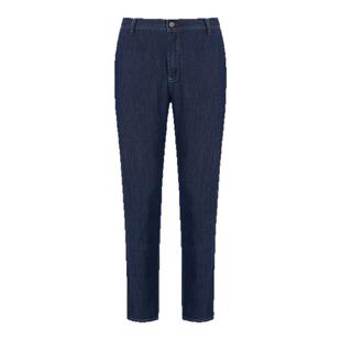 波顿春夏季新薄款牛仔裤男士直筒高端棉弹舒适深蓝色夏天长裤子