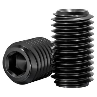 美制英制12.9级紧定螺丝凹端高强度内六角无头机米UNC止付螺钉UNF