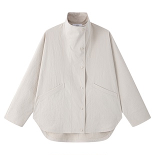 【抗UV科技面料】naiwill 两穿荡领立领休闲挺括风衣外套26春新品