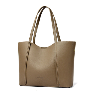 正品袋鼠托特包女皮包2026冬季新款时尚软皮大容量斜挎包女单肩包