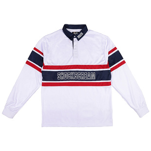 SHOCKSCREAM | 复古旋转速干POLO衫原创欧码街头BBOY嘻哈潮牌长袖