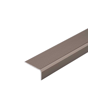 楼梯防滑条L型铝合金收边条台阶踏步压条L形地板收口条金属包边条