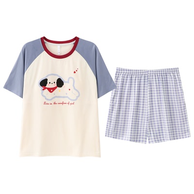 夏季新款带胸垫薄款可外穿睡衣女