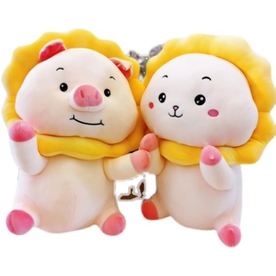 抓机娃娃毛绒玩具混批婚礼抛洒活动礼品定制logo夹娃娃机公仔