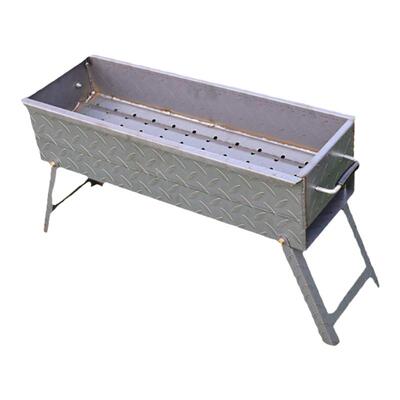 烧烤炉加厚钢板木炭烧烤架家用老式焊接户外烤肉加重冷轧钢摆摊炉