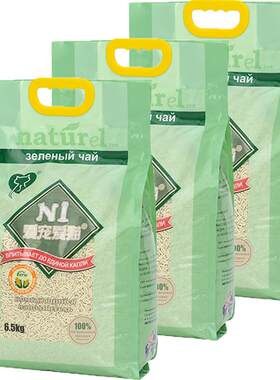 爱宠爱猫豆腐除臭猫砂6.5kg×3包