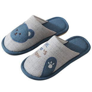 2022新款可爱卡通棉拖鞋女生秋冬季韩版儿童男耐脏高颜值室内防滑
