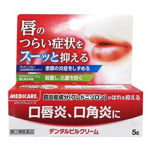 日本进口森下仁丹口角炎润唇膏5g缓解口唇炎唇部护理保湿唇膏正品