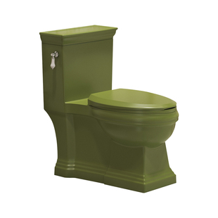 【补贴15％】科众创意欧式复古虹吸马桶黑色家用墨绿色法式坐便