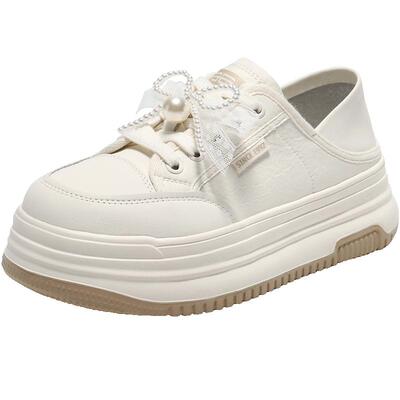 鞋女两穿百搭百丽厚底新款鞋子