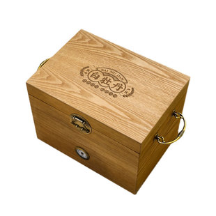 新款高档存茶榆木箱散茶白茶普洱茶通用一斤/五斤茶叶储存箱定制