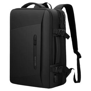 马可·莱登双肩背包男士可扩容大容量商务旅行包17.3寸电脑包书包