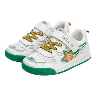 泰兰尼斯2025春夏新款儿童运动鞋男童防滑板鞋女童透气软底跑步鞋