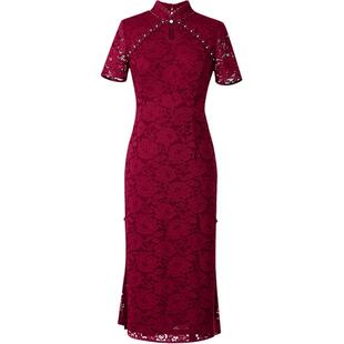 名兰世家轻奢高级感喜婆婆2026新款礼服旗袍高贵年轻妈妈婚宴装