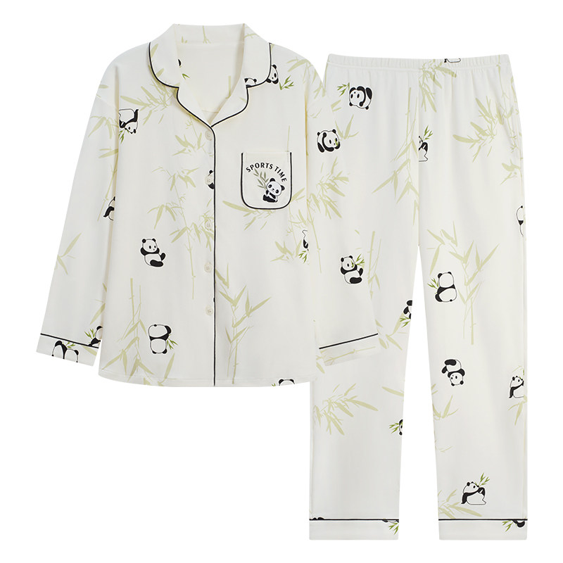 浪莎女士睡衣纯棉可外穿家居服