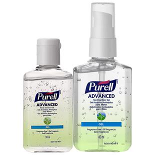 普瑞来Purell免洗洗手液 进口净手消毒凝胶 迷你随身装2件套