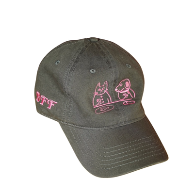 野菓Wilde Früchte.“猫朋狗友系列“BFF”休闲款棉帆棒球帽