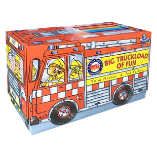 神奇的机器盒装14册 英文原版绘本 Amazing Machines Big Truckload of Fun 消防车飞机火箭 交通工具启蒙科普读物