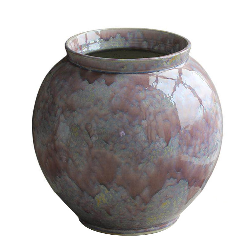 陶瓷景德镇油画风大花盆