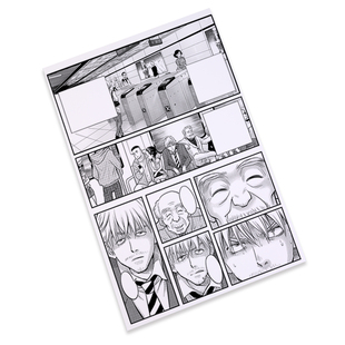 加厚漫画原稿纸b4a4漫画手绘纸张A4B4无刻度白稿纸漫画原稿用纸学生绘画练习优质纸马克笔上色漫画专用纸