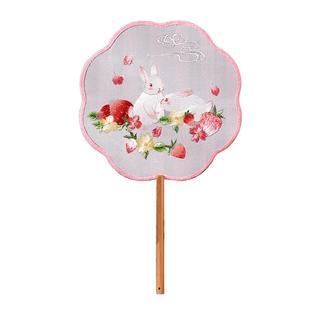 古风团扇女式汉服扇子传统苏绣双面刺绣中国风旗袍古装苏州舞蹈扇