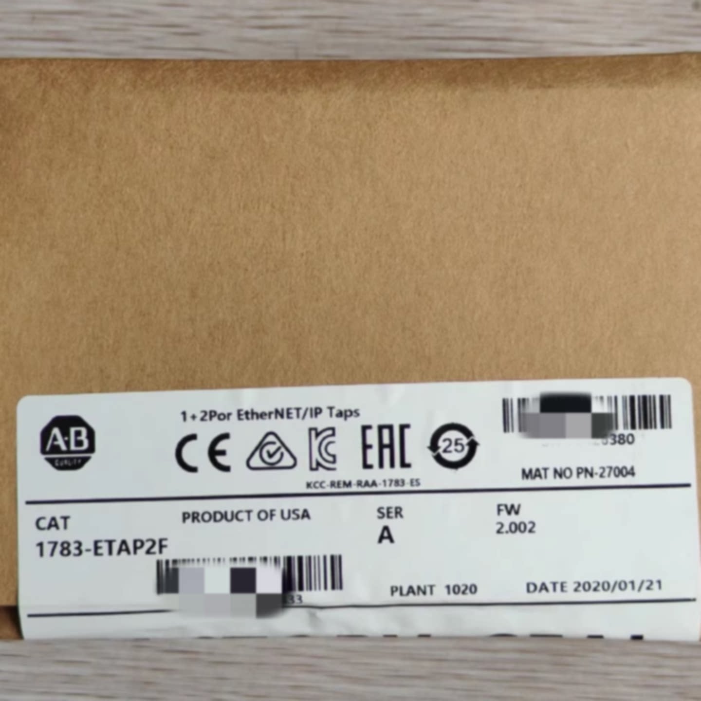 议价1783-ETAP2F EtherNet/IP抽头，1端口铜缆和2端口光纤 1783ET